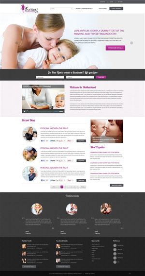 Diseño Wordpress por pb para este proyecto | Diseño: #1894083