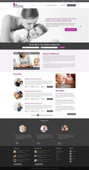 Diseño Wordpress por pb para este proyecto | Diseño: #1894085