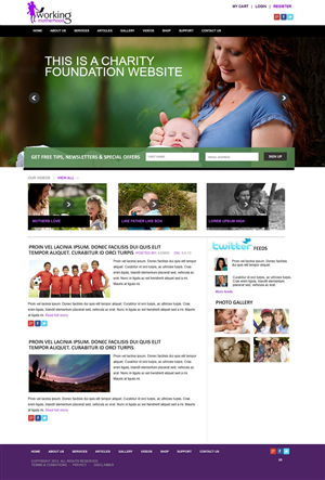 Diseño Wordpress por pb para este proyecto | Diseño: #1905676