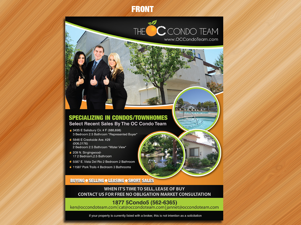 Flyer Design by Sarmishtha Chattopadhyay_loginchange for Exit Team Realty | Design #1900630