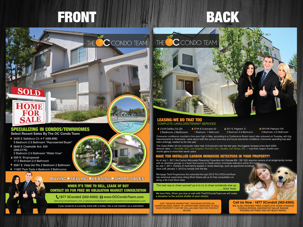 Flyer Design by Sarmishtha Chattopadhyay_loginchange for Exit Team Realty | Design #1906306