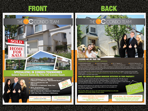 Flyer Design by Sarmishtha Chattopadhyay_loginchange for Exit Team Realty | Design: #1913928
