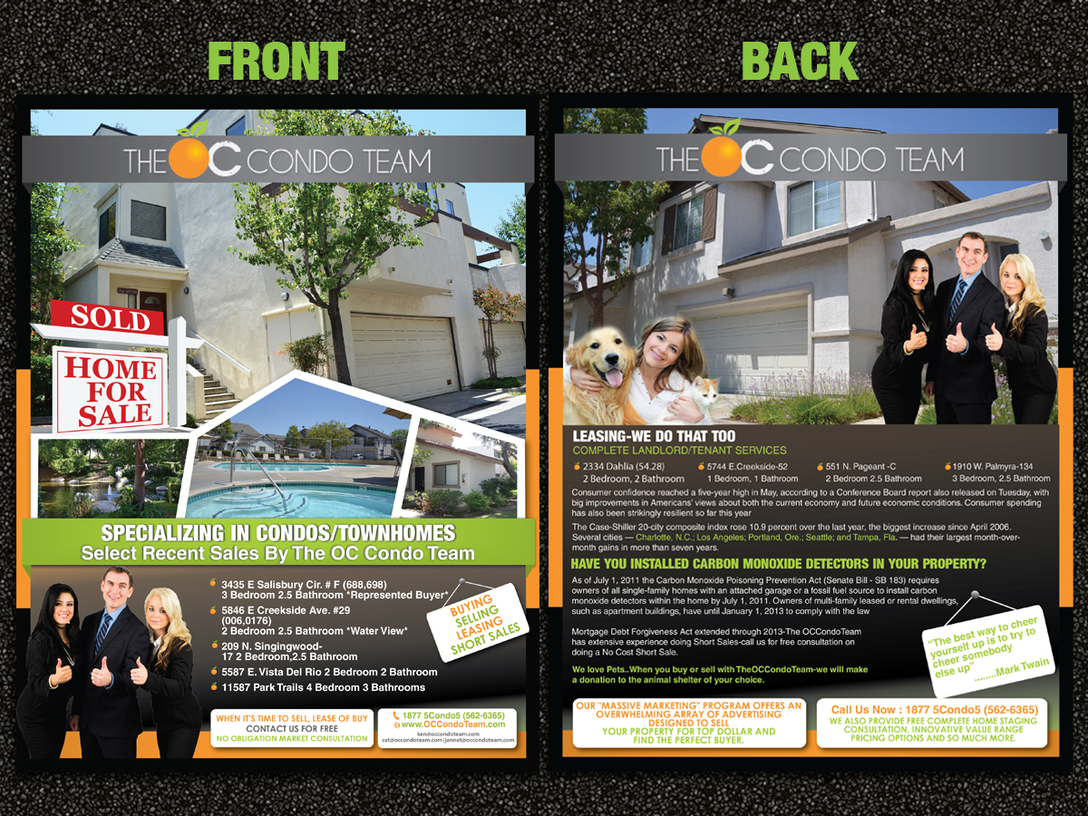 Flyer Design by Sarmishtha Chattopadhyay_loginchange for Exit Team Realty | Design #1914345
