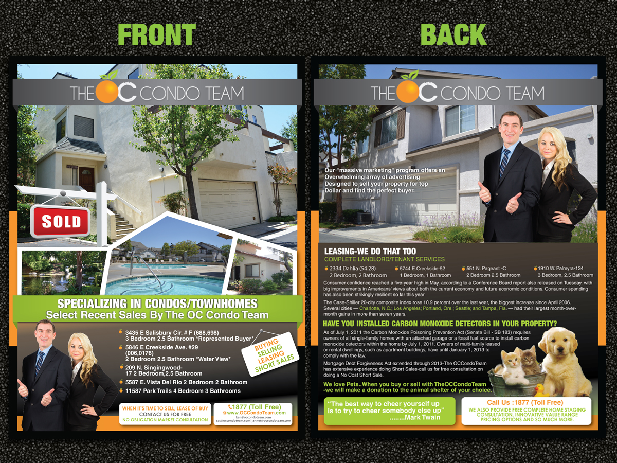 Flyer Design by Sarmishtha Chattopadhyay_loginchange for Exit Team Realty | Design #1914935
