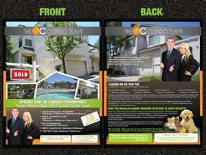Flyer Design by Sarmishtha Chattopadhyay_loginchange for Exit Team Realty | Design: #1914935