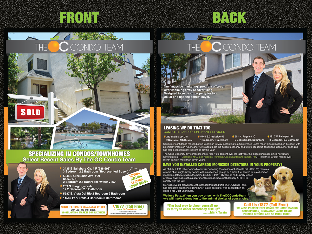 Flyer Design by Sarmishtha Chattopadhyay_loginchange for Exit Team Realty | Design #1914980