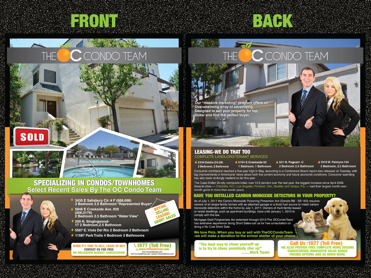 Flyer Design by Sarmishtha Chattopadhyay_loginchange for Exit Team Realty | Design #1917041