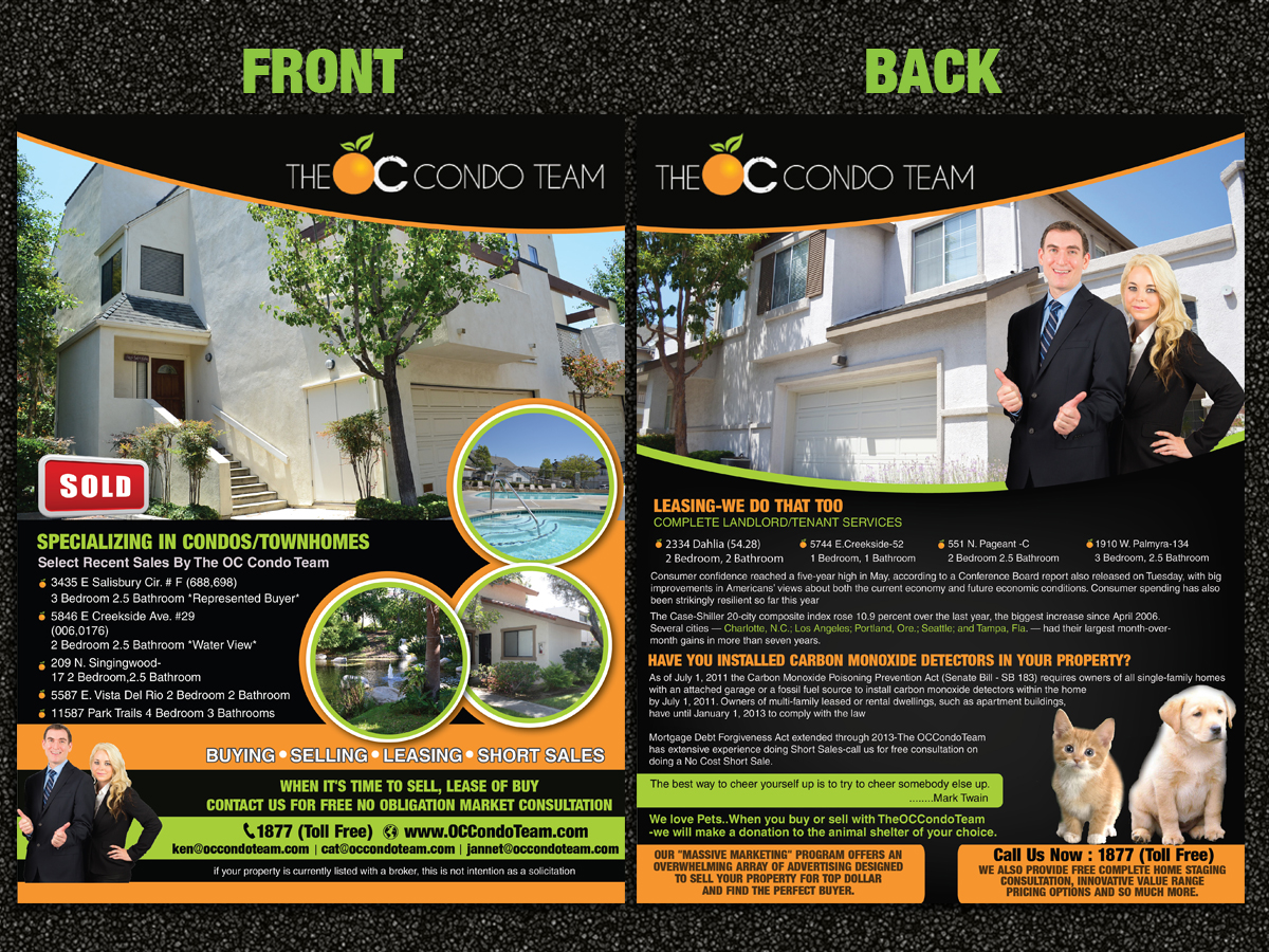 Flyer Design by Sarmishtha Chattopadhyay_loginchange for Exit Team Realty | Design #1917186
