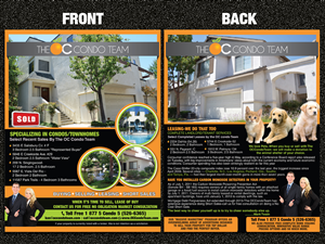 Flyer Design by Sarmishtha Chattopadhyay_loginchange for Exit Team Realty | Design: #1917829