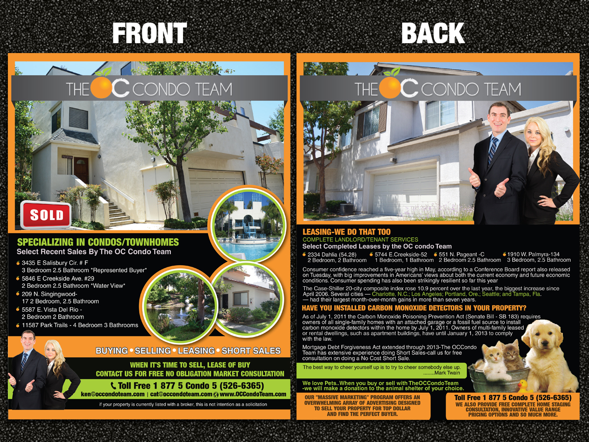 Flyer Design by Sarmishtha Chattopadhyay_loginchange for Exit Team Realty | Design #1917838