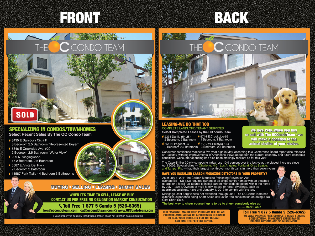 Flyer Design by Sarmishtha Chattopadhyay_loginchange for Exit Team Realty | Design #1917843