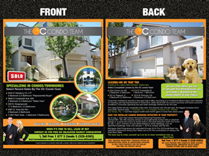 Flyer Design by Sarmishtha Chattopadhyay_loginchange for Exit Team Realty | Design: #1917843