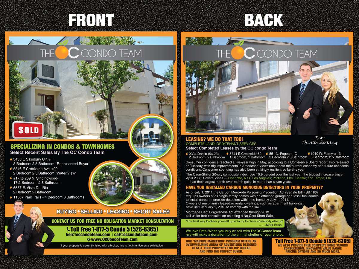 Flyer Design by Sarmishtha Chattopadhyay_loginchange for Exit Team Realty | Design #1919001