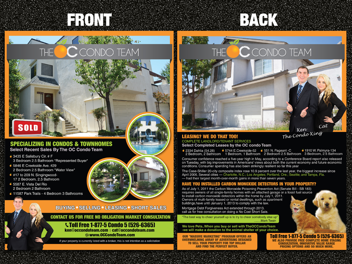 Flyer Design by Sarmishtha Chattopadhyay_loginchange for Exit Team Realty | Design #1919611
