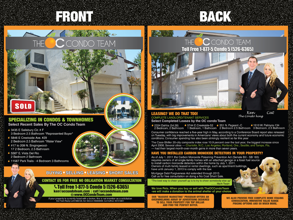 Flyer Design by Sarmishtha Chattopadhyay_loginchange for Exit Team Realty | Design #1921376
