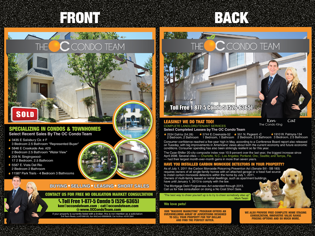 Flyer-Design von Sarmishtha Chattopadhyay_loginchange für Exit Team Realty | Design #1923650