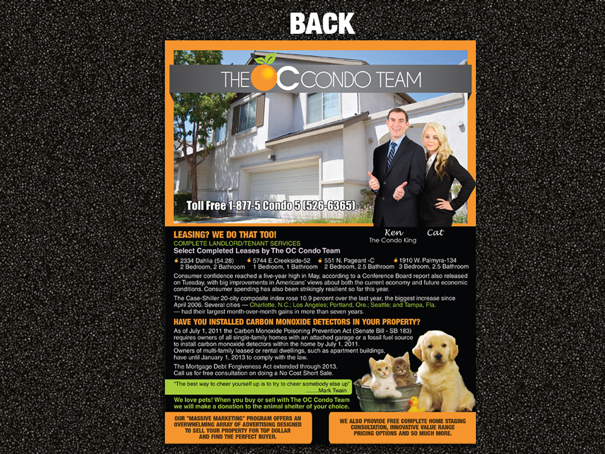 Flyer-Design von Sarmishtha Chattopadhyay_loginchange für Exit Team Realty | Design #1931667
