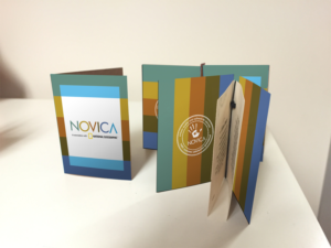 NOVICA - Booklet Cover to WOW Customers | Card Design by Scorpius design