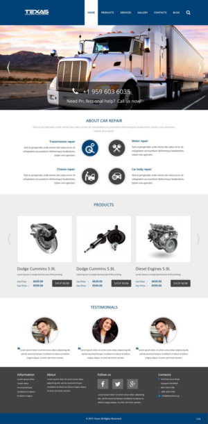 Web Design by pb for this project | Design: #7574568