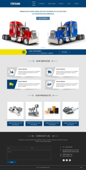 Web Design by pb for this project | Design: #7584651