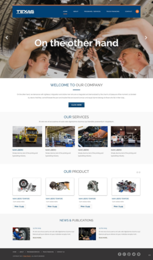 Web Design by pb for this project | Design: #7584652