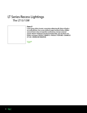 Katalog-Design von Ellen Exposurepdp für Top Lighting USA | Design: #7661795