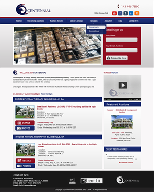 Wordpress Design by Creative X Designs for AuctionServices.com, Inc. | Design: #1914182