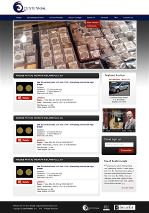 Wordpress Design by Creative X Designs for AuctionServices.com, Inc. | Design: #1916423