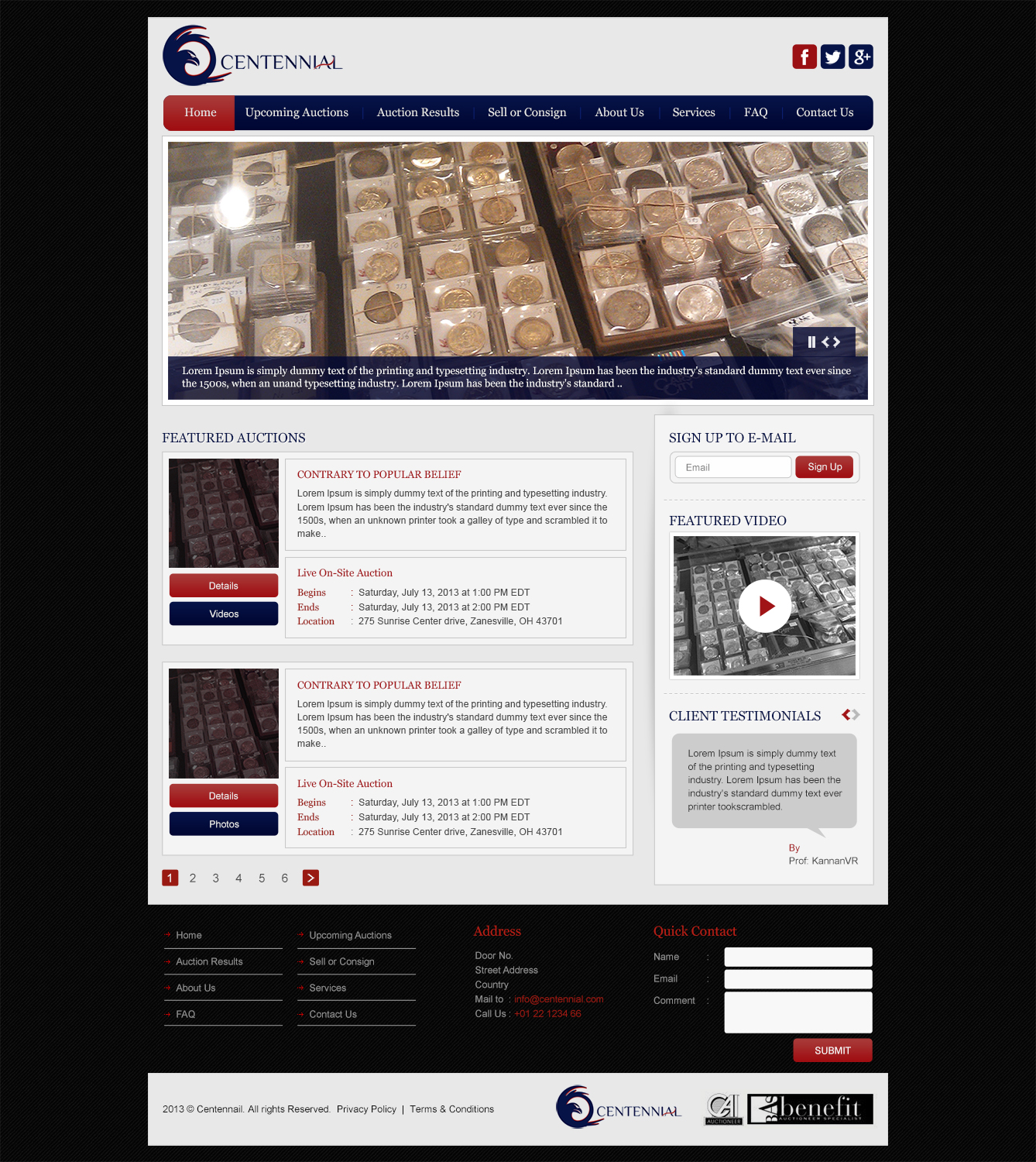Diseño Wordpress por Empireweb para AuctionServices.com, Inc. | Diseño #1909119