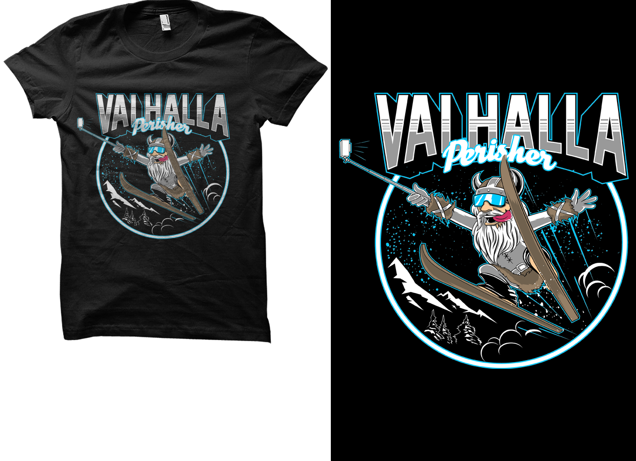 T-shirt Design by cithuwill for Valhalla Perisher | Design #7842674
