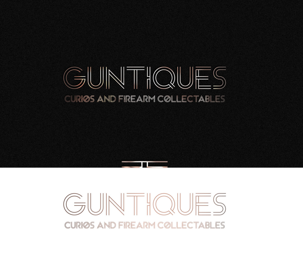 Logo Design by Matt Hall for Guntiques | Design #3228167