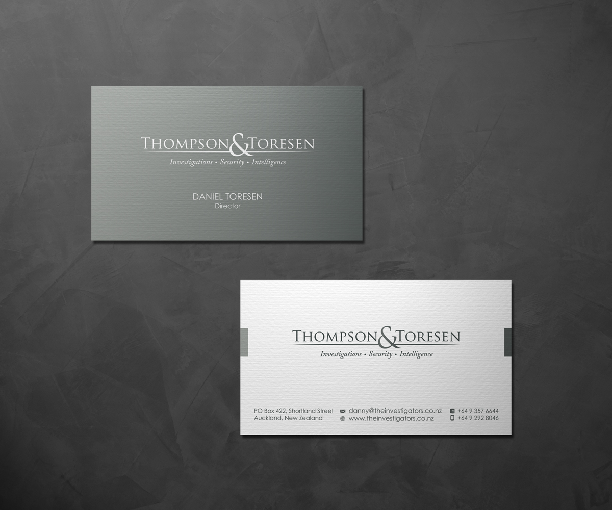 Letterhead Design by logodentity for Thompson and Toresen | Design #1902189