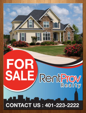 Signage Design by theblueart for RentProv Realty | Design: #7607017