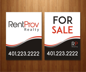 Signage Design by foxwolf for RentProv Realty | Design: #7586622