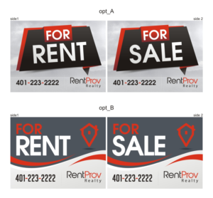 Signage Design by Design-Er. for RentProv Realty | Design: #7609005
