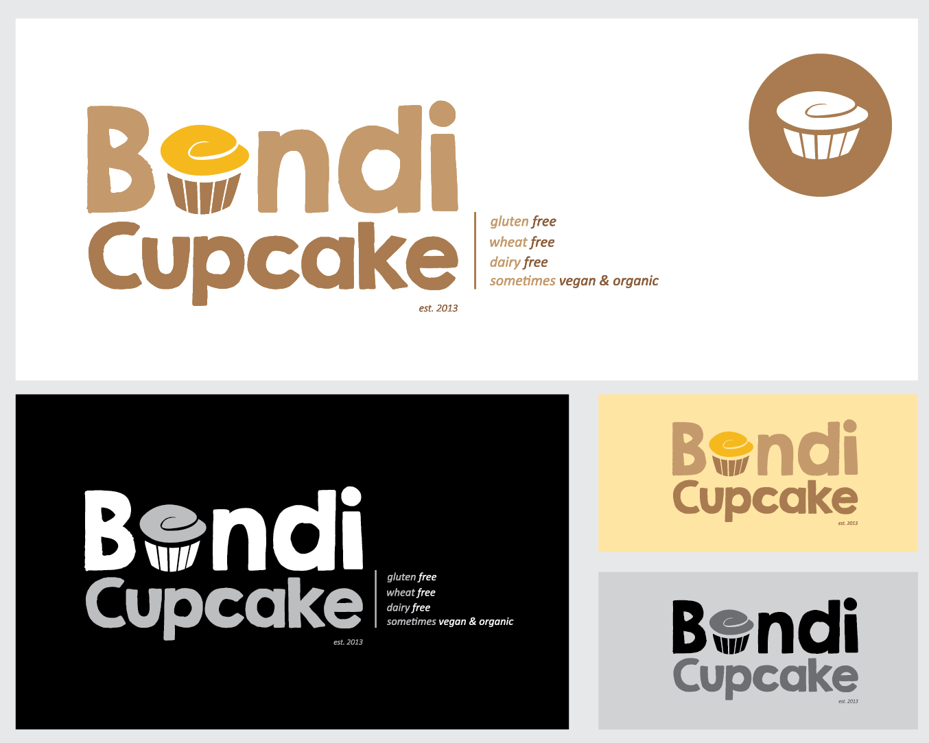 Logo Design by Ilaria Grieco for Bondi Cupcake | Design #1917288