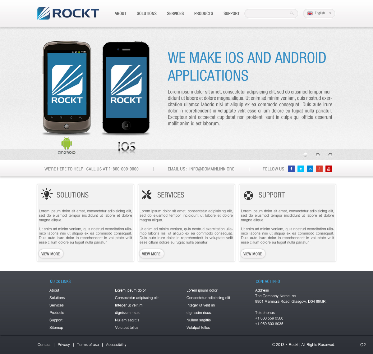 Web Design by pb for Rockt | Design #1894056