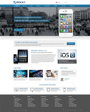 Web Design by pb for Rockt | Design: #1894060