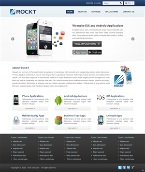 Web Design by pb for Rockt | Design: #1894064