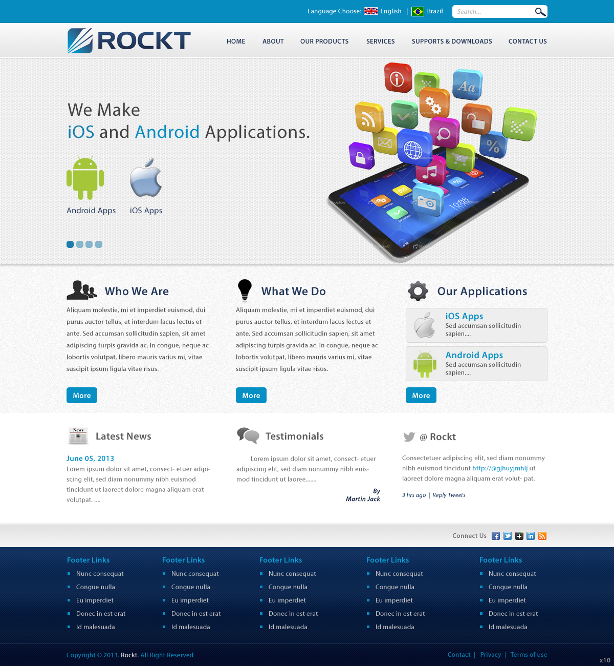 Web Design by pb for Rockt | Design #1900410