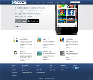 Web Design by pb for Rockt | Design: #1905655