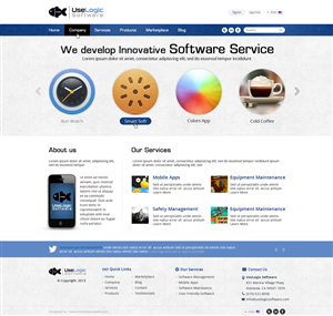 UseLogic Software (a new software house) needs a Wordpress web site | Design Wordpress par AVROM