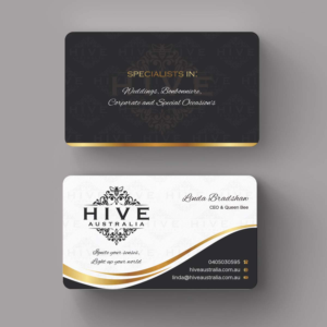 Business Card Design by INDIAN_Ashok for HIVE AUSTRALIA | Design: #7579812