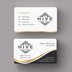 Business Card Design by INDIAN_Ashok for HIVE AUSTRALIA | Design: #7579818