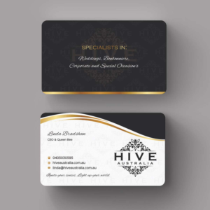 Business Card Design by INDIAN_Ashok for HIVE AUSTRALIA | Design: #7579822