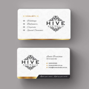 Business Card Design by INDIAN_Ashok for HIVE AUSTRALIA | Design: #7579828