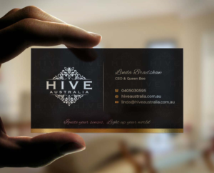 Business Card Design by INDIAN_Ashok for HIVE AUSTRALIA | Design: #7579840