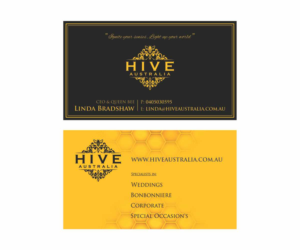 Hive Australia needs new business cards | Design de Carte de Visite par Cut and Glue