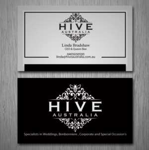 Business Card Design by Lanka Ama for HIVE AUSTRALIA | Design: #7582158
