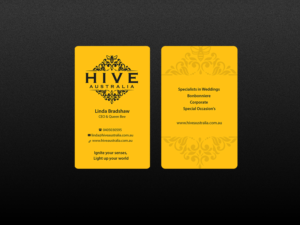 Diseño de Tarjeta de Presentación por Creations Box 2015 para HIVE AUSTRALIA | Diseño: #7584558